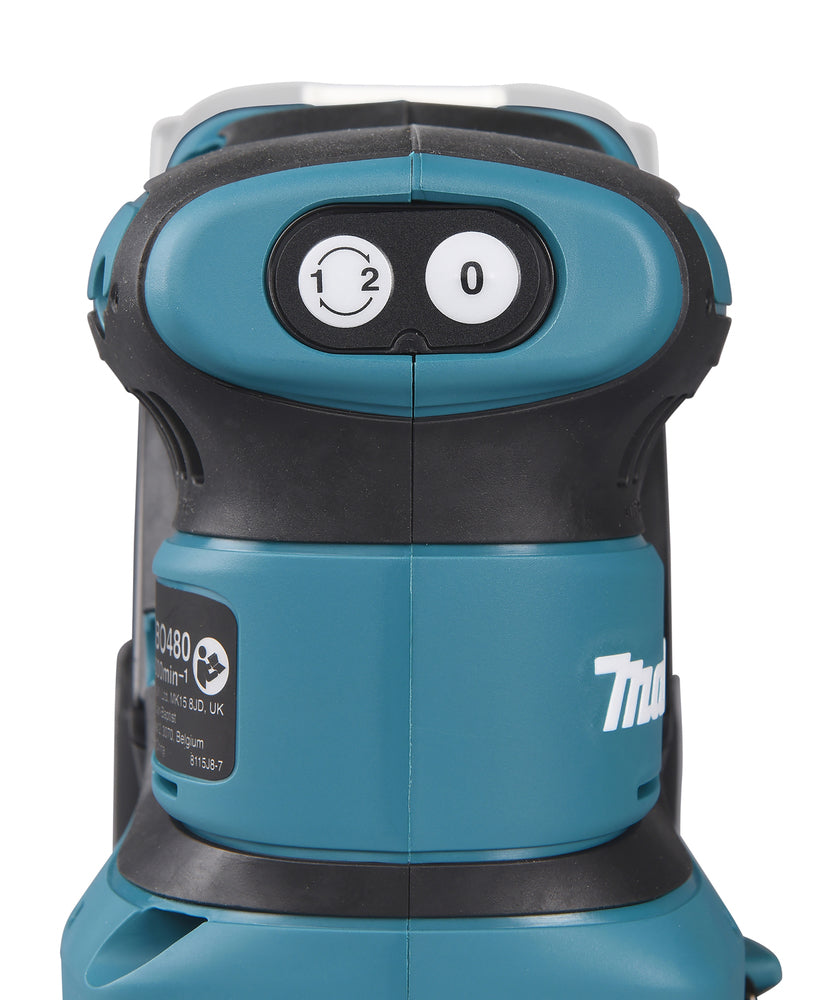 Makita DBO480Z Rystepudser 18V Batteri og lader ikke inkluderet