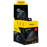 Intenso 2.5" Memory Play USB 3.0 1TB ekstern harddisk 5400 rpm 2.5" Micro-USB B 3.2 Gen 1 (3.1 Gen 1) Sort