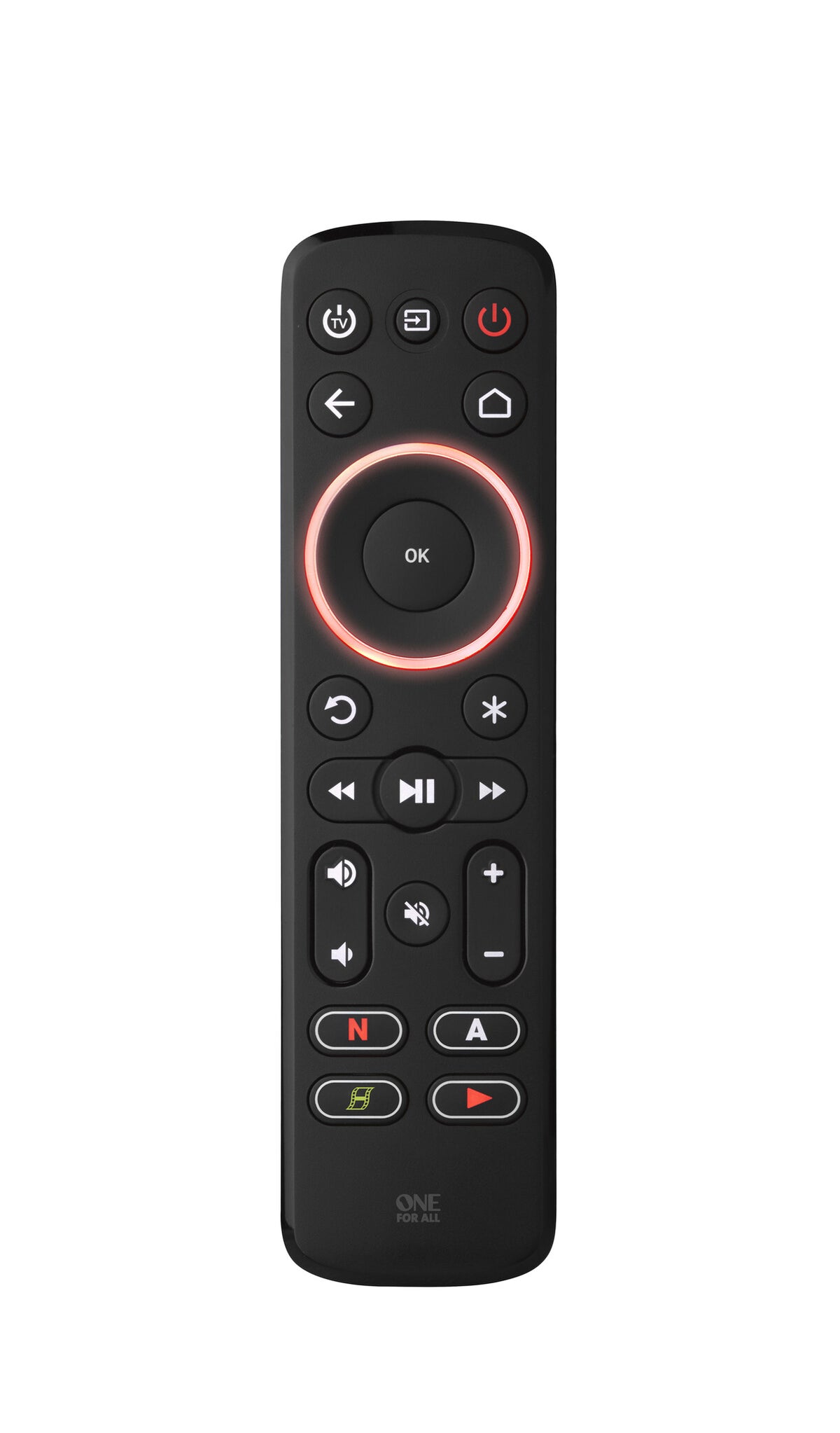 One for All Streamer URC 7935 Universal fjernstyring Sort