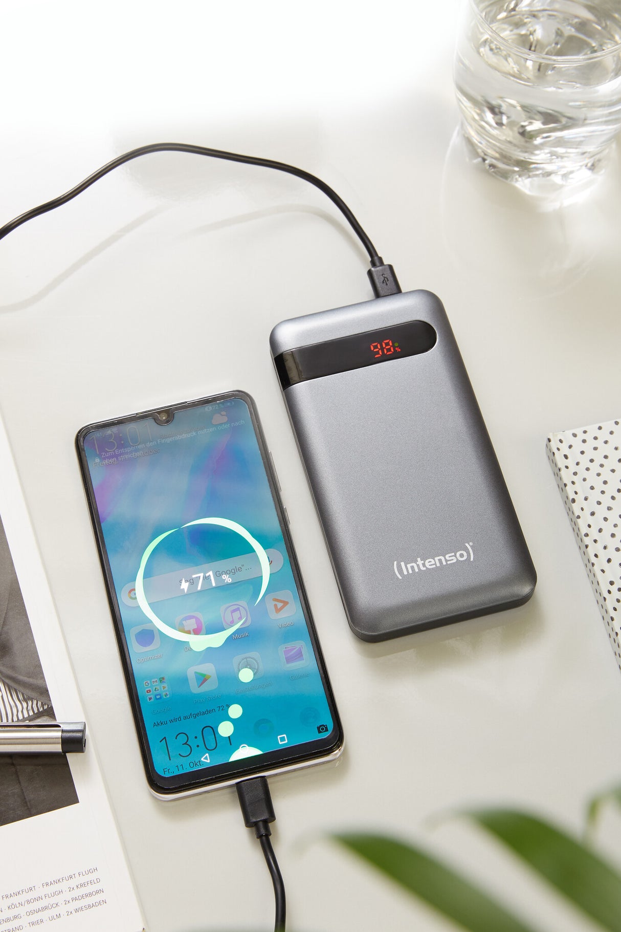 Intenso PD10000 Lithium polymer (LiPo) 10000 mAh Anthracit