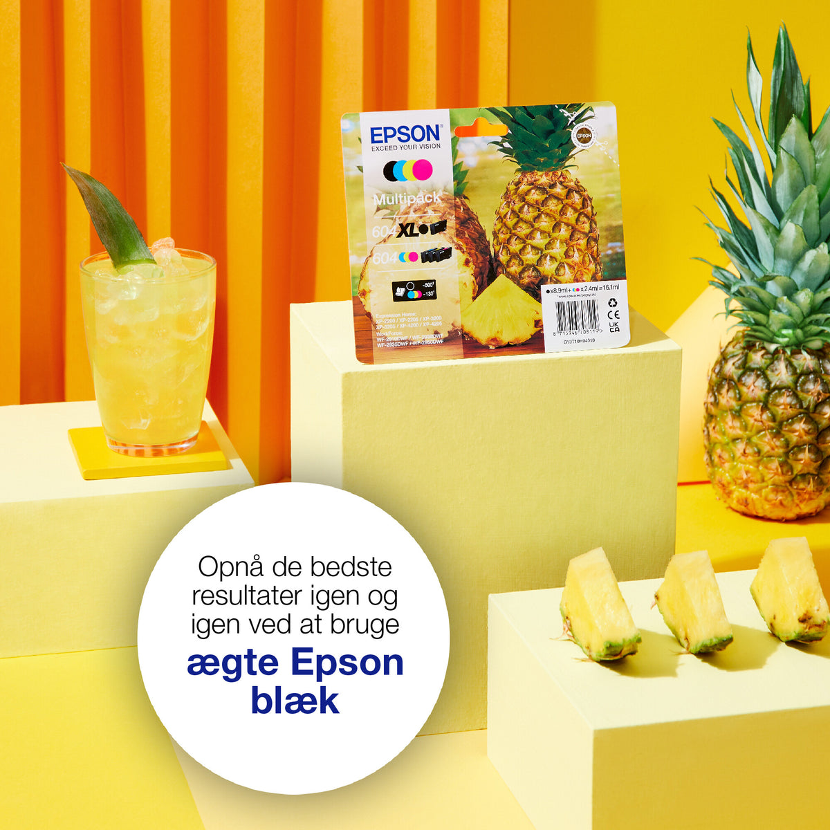Epson 604 blækpatron 1 stk Original Standard udbytte Blå