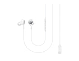 Samsung EO-IC100 Headset Ledningsført I ørerne Opkald/musik USB Type-C Hvid