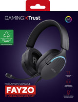 Trust GXT490 Fayzo 7.1 USB 302379 headset sort
