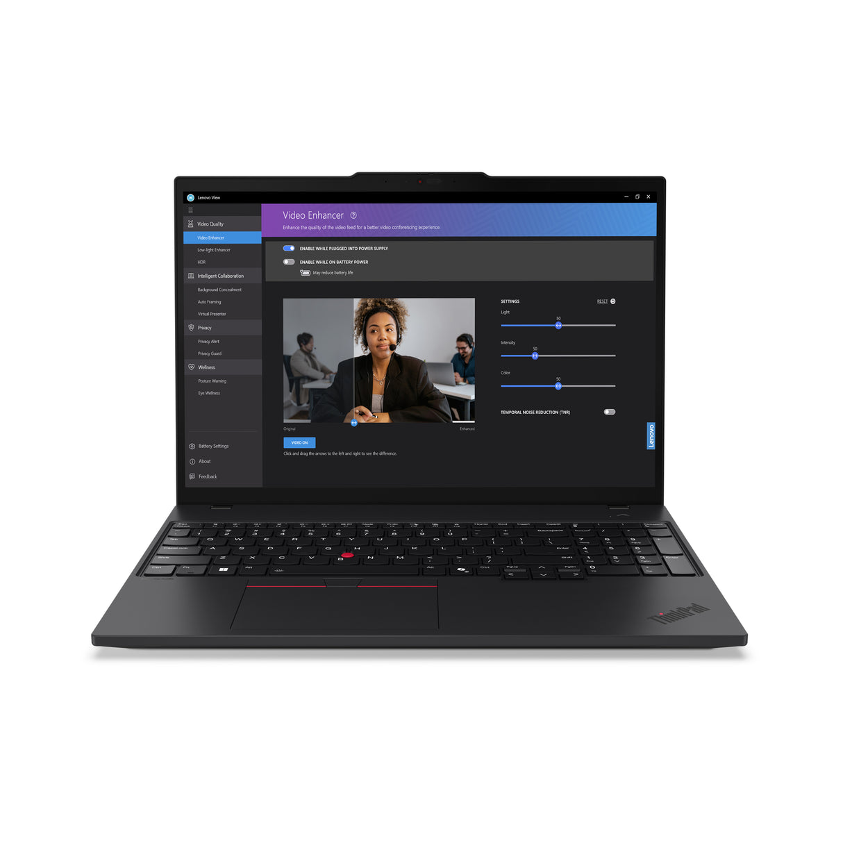 Lenovo ThinkPad T16 Gen 3 Intel Core Ultra 7 155U Laptop 40,6 cm (16") WUXGA 32 GB DDR5-SDRAM 512 GB SSD Wi-Fi 6E (802.11ax) Windows 11 Pro Sort Nordisk