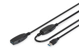 Digitus DA-73105 USB-kabel USB 3.2 Gen 1 (3.1 Gen 1) 10 m USB A 5 Gbit/sek. Sort