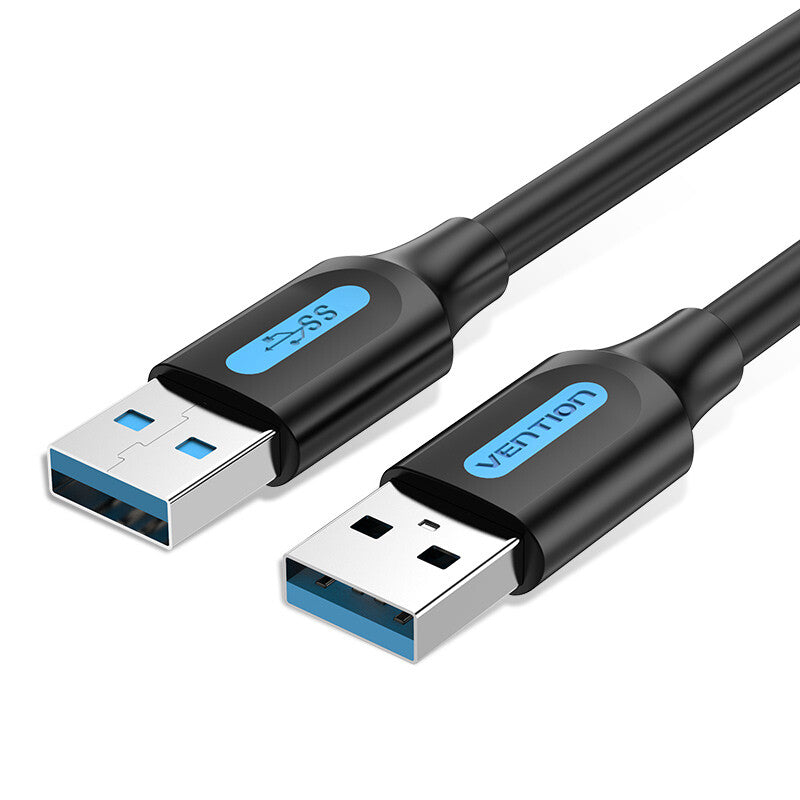 Vention CONBD USB-kabel USB 3.2 Gen 1 (3.1 Gen 1) 0,5 m USB A 5 Gbit/sek. Sort