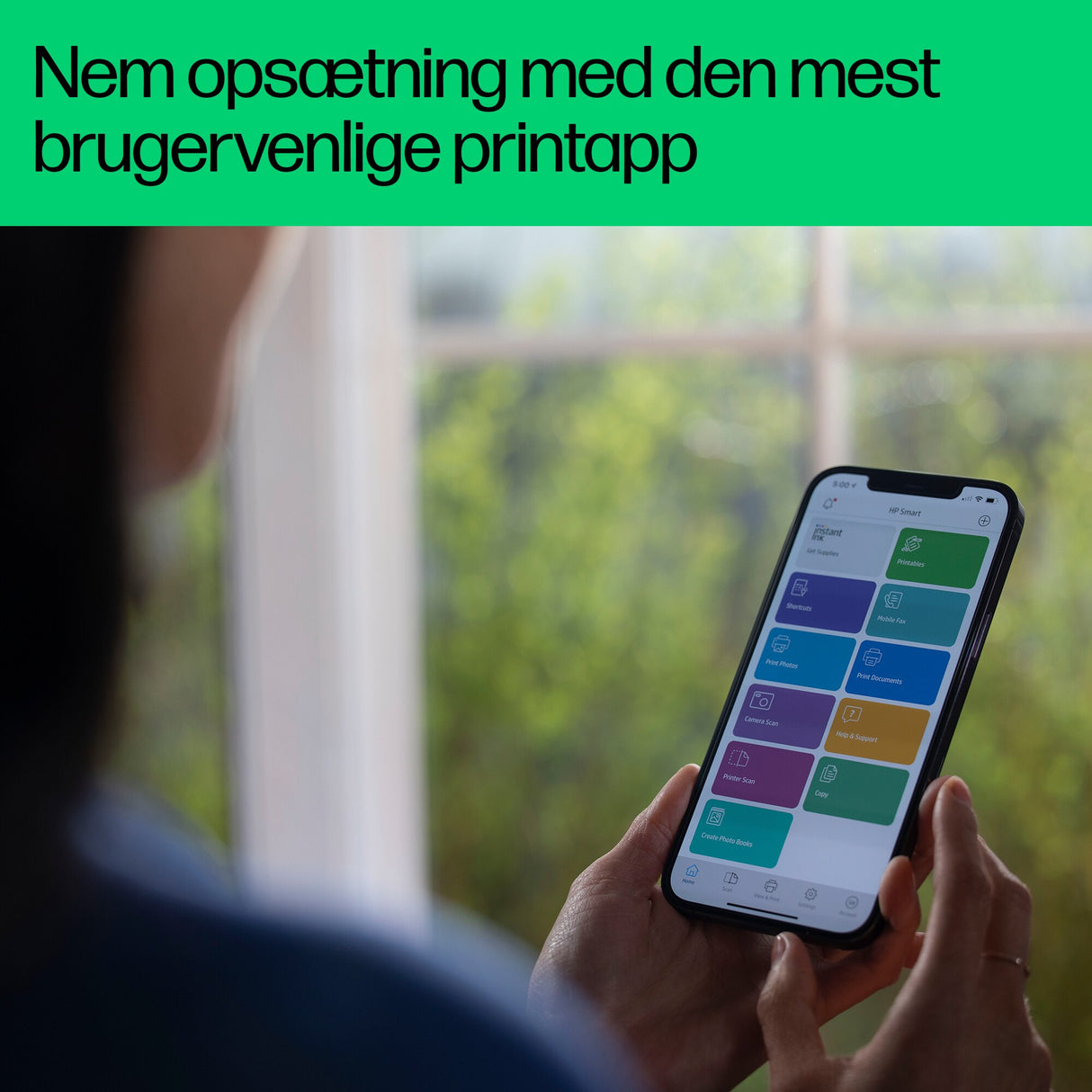 HP DeskJet 2820e Trådløst All-in-One Farve Printer, Kopimaskine, scanner