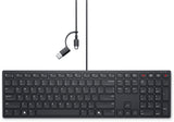 DELL KB525C tastatur Kontor USB QWERTY Russisk Sort