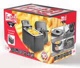 Fritel Turbo SF 4176 Enkelt 3 L Enkeltstående 2300 W Frituregryde Anthracit, Sort