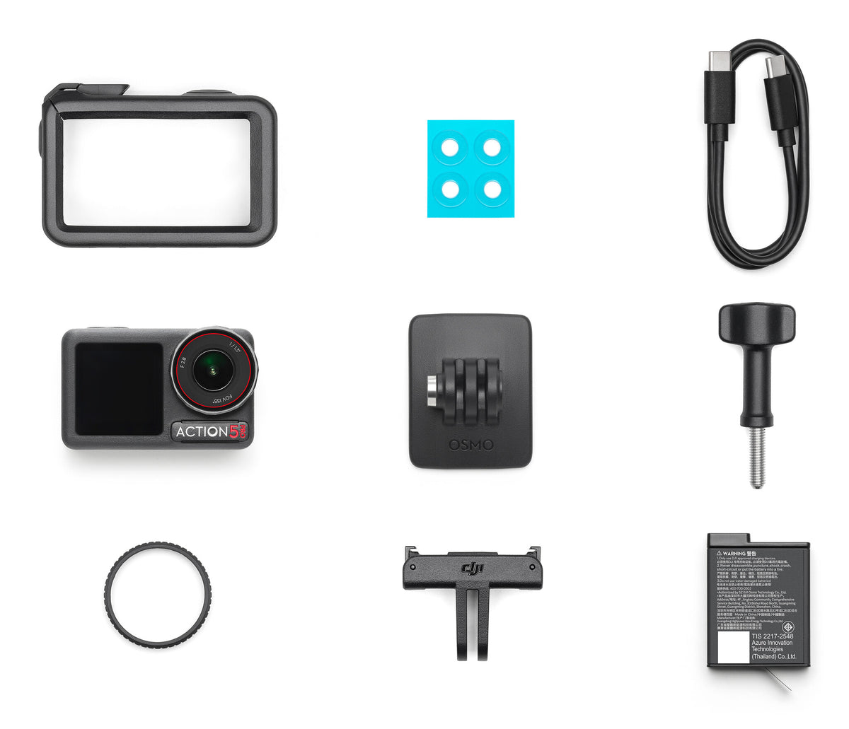 DJI Osmo Action 5 Pro kamera til actionsport 40 MP 4K Ultra HD CMOS 25,4 / 1,3 mm (1 / 1.3") Wi-Fi 146 g