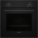 Siemens iQ100 HB010FBA1 ovn 66 L Sort