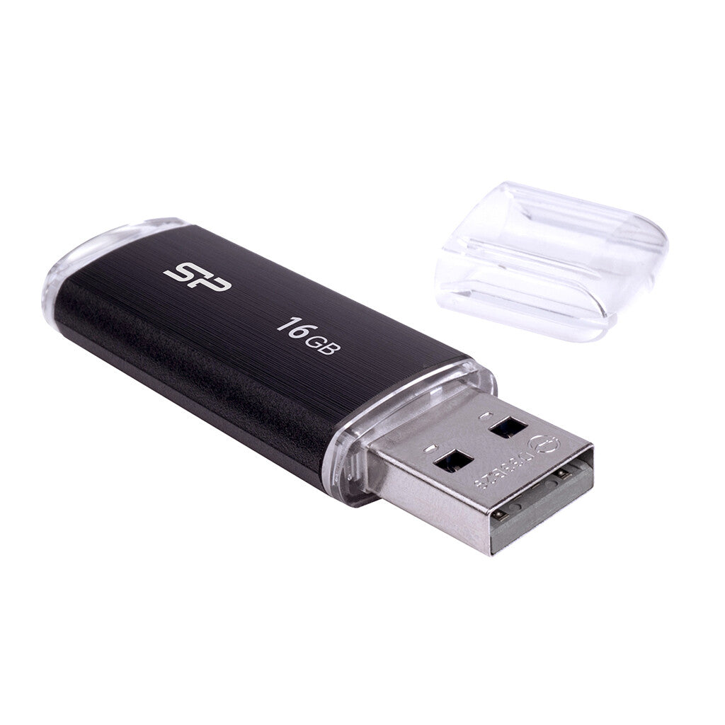 Silicon Power Ultima U02 USB-nøgle 16 GB USB Type-A 2.0 Sort