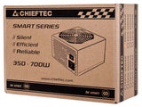 Chieftec Smart GPS-700A8 enhed til strømforsyning 700 W 20+4 pin ATX PS/2 Sort