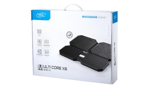 DeepCool MULTI CORE X6 laptop cooling pad 39.6 cm (15.6") Black