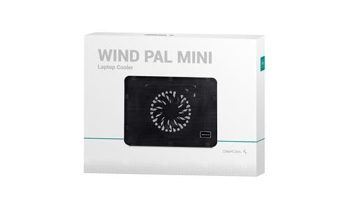 DeepCool Wind Pal Mini laptop cooling pad 39.6 cm (15.6") 1000 RPM Black