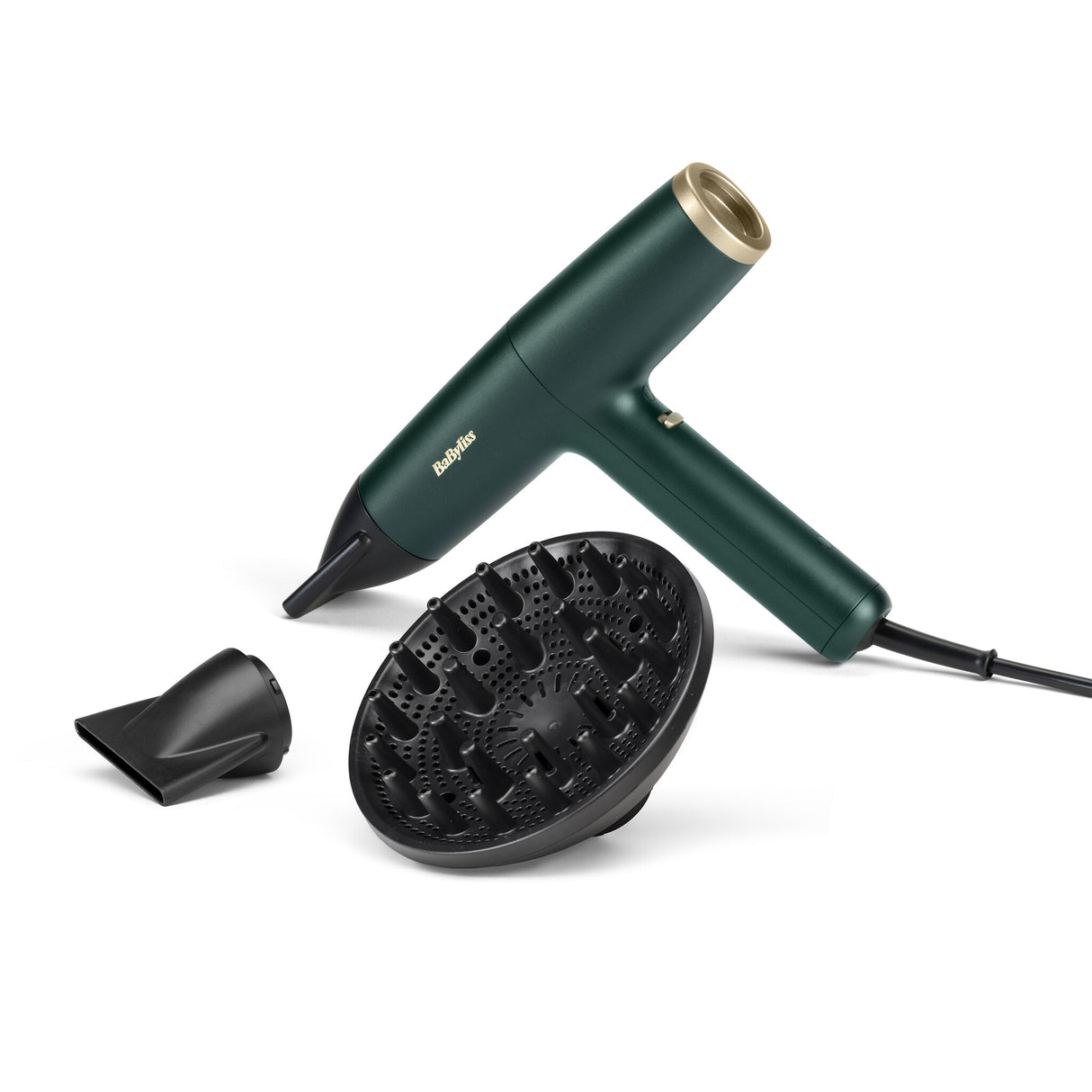 BaByliss Air Power Pro hårtørrer 1700 W Guld, Grøn