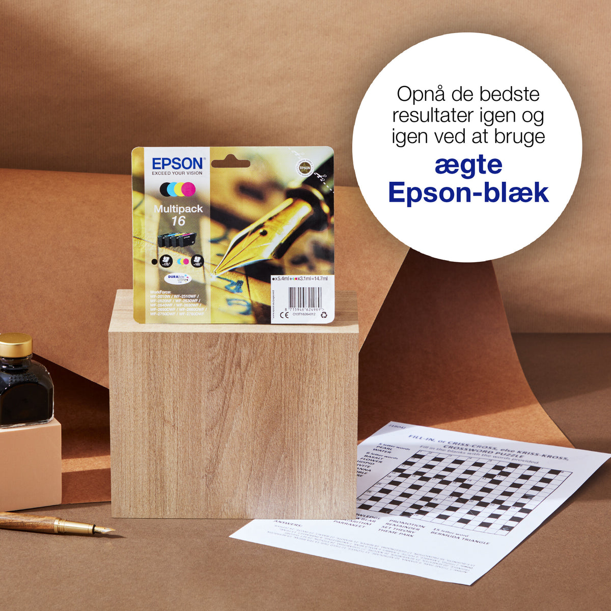 Epson Pen and crossword Singlepack Black 16 DURABrite Ultra Ink