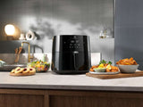 Electrolux EAF7B Enkelt 6,8 L Enkeltstående 1800 W Varmluftsteger Sort