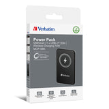 Verbatim Charge 'n' Go Lithium polymer (LiPo) 5000 mAh Trådløs opladning Sort