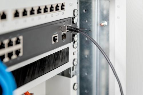 Digitus DN-81222 InfiniBand og fiberoptisk kabel 2 m SFP+ Sort