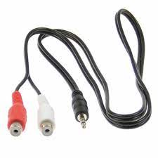 3,5MM-JACK-HAN STEREO/2XPHONO-HUN ADAPTER 1,5M