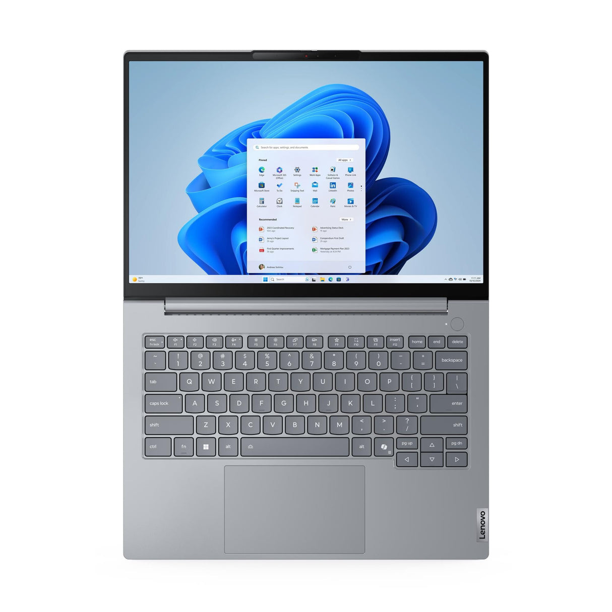 Lenovo ThinkBook 14 G9 IRL Intel Core 7 240H Laptop 35,6 cm (14") WUXGA 16 GB DDR5-SDRAM 512 GB SSD Wi-Fi 7 (802.11be) Windows 11 Pro Engelsk Grå