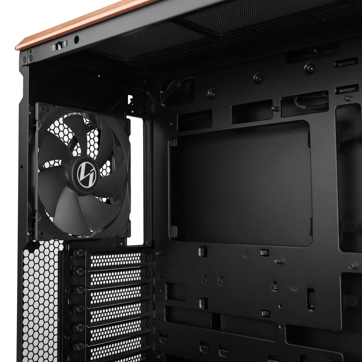 Lian Li Lancool LAN217X computeretui Midi Tower Sort, Træ