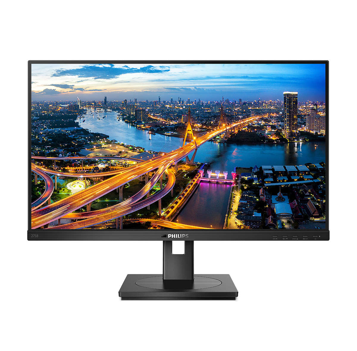 Philips B Line 275B1 27 2560 x 1440 (2K) DVI HDMI DisplayPort 75Hz Pivot Skærm