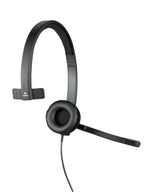 Logitech H570E Headset Ledningsført Kontor/Callcenter USB Type-A Sort