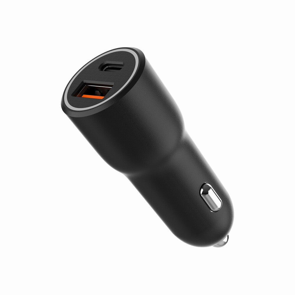 Gembird TA-UC-AC2PDQC38-CAR-01 oplader til mobil enhed Universel Sort Cigartænder Hurtig opladning Automatisk