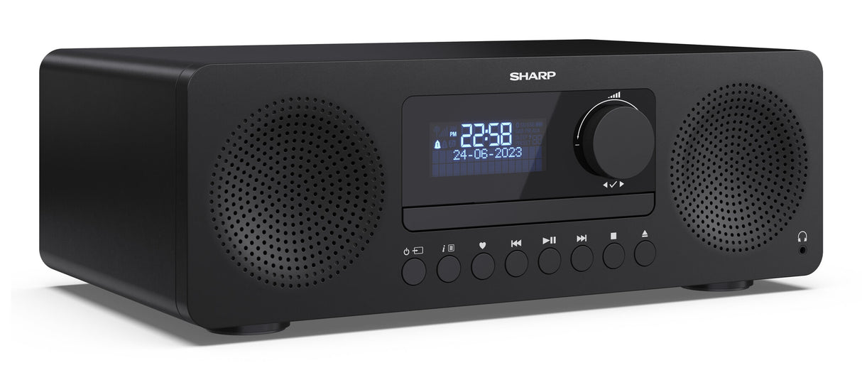 Sharp XL-B720D(BK) stereoanlæg Home audio micro system 30 W Sort