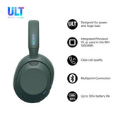 Sony WHULT900NH hovedtelefoner/headset Kabel & trådløs Opkald/musik Bluetooth Grøn
