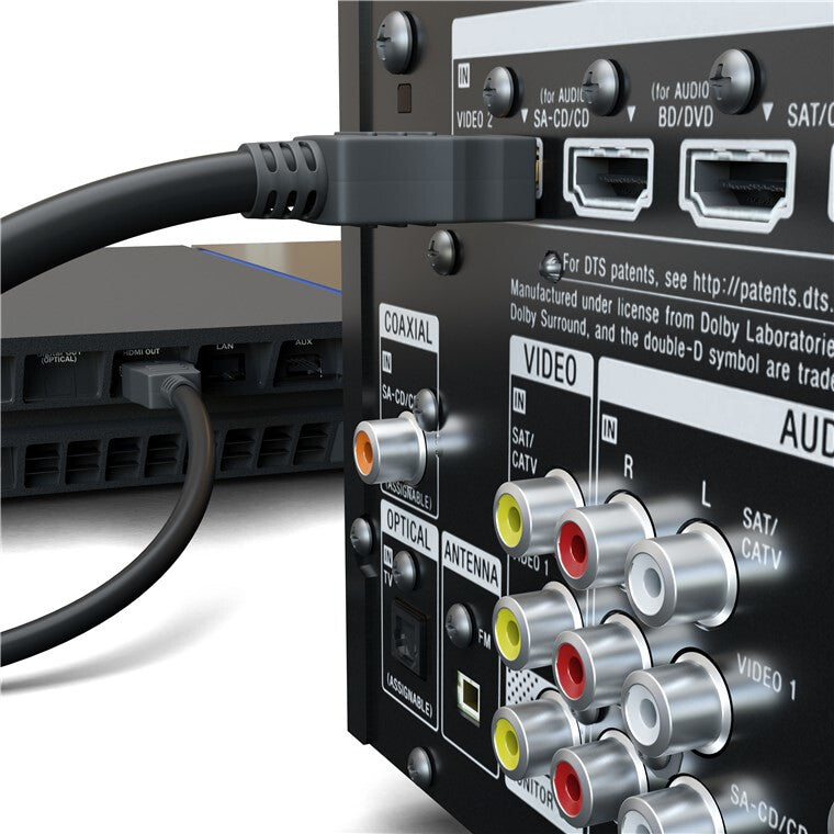 Goobay 61160 HDMI-kabel 3 m HDMI Type A (Standard) Sort