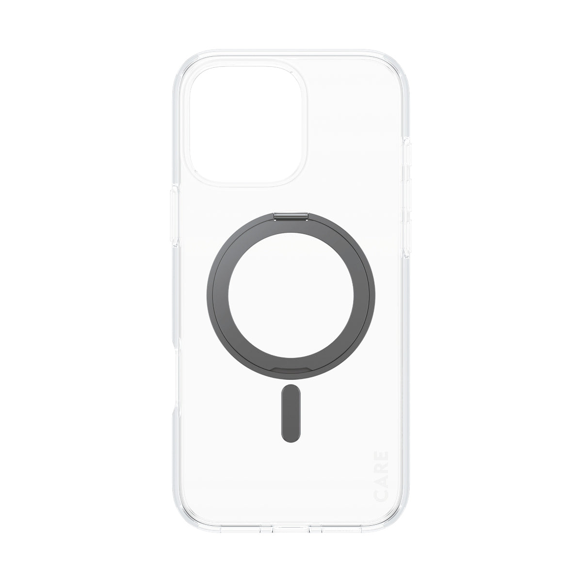 PanzerGlass CARE by ® Feature Case Transparent m. Sort Kickstand & MagSafe iPhone 16 Pro Max