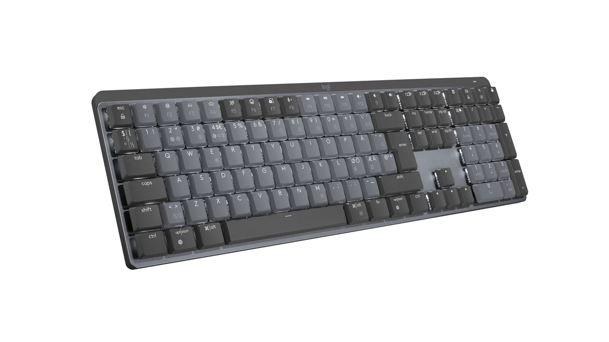 Logitech 920-010754 tastatur Kontor RF trådløs + Bluetooth QWERTY Nordisk Grafit