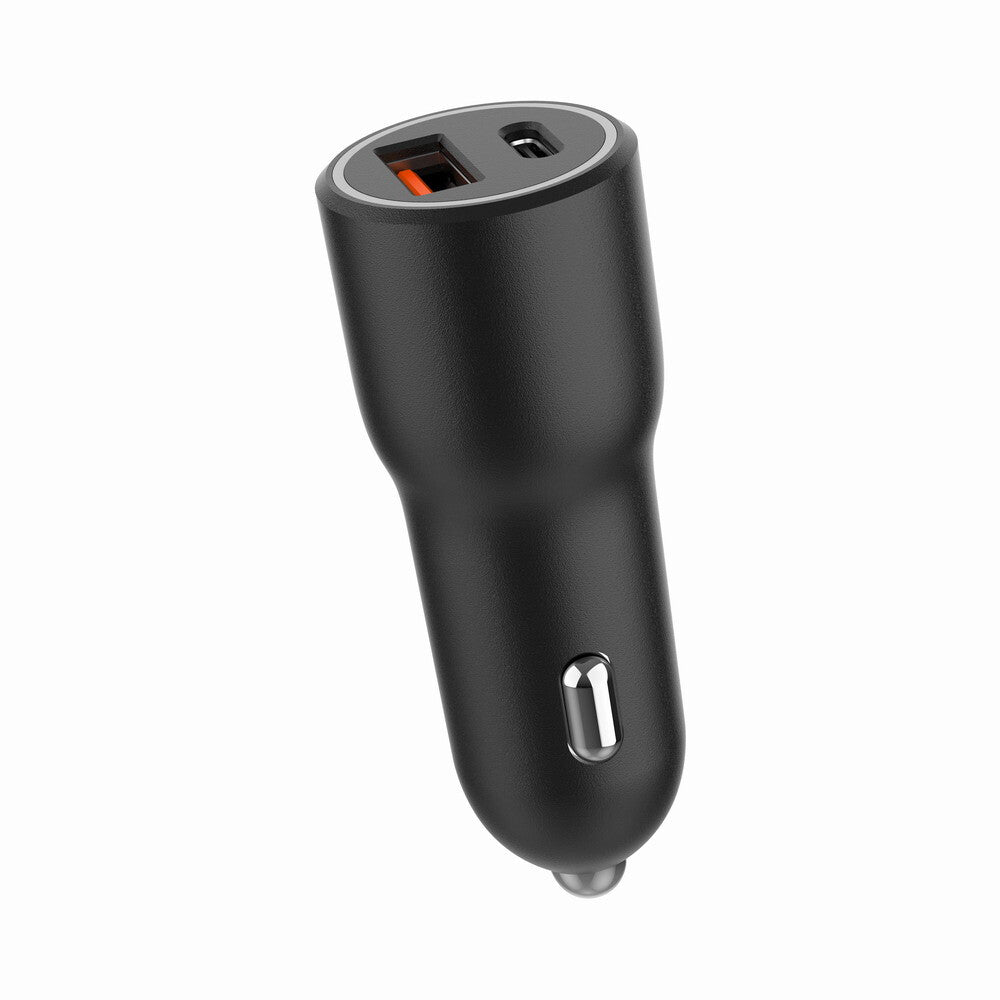 Gembird TA-UC-AC2PDQC38-CAR-01 oplader til mobil enhed Universel Sort Cigartænder Hurtig opladning Automatisk