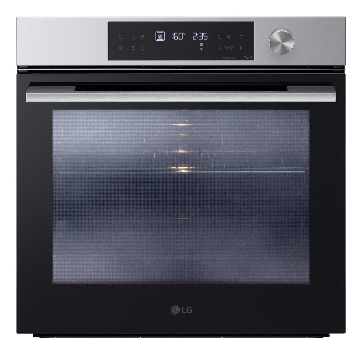 LG WSED7612S 76 L Sort, Rustfrit stål