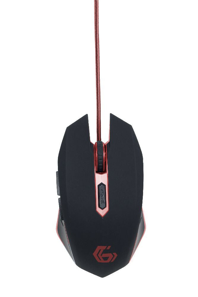 Gembird MUSG-001-R mus Spil Ambidextrous USB Type-A 2400 dpi