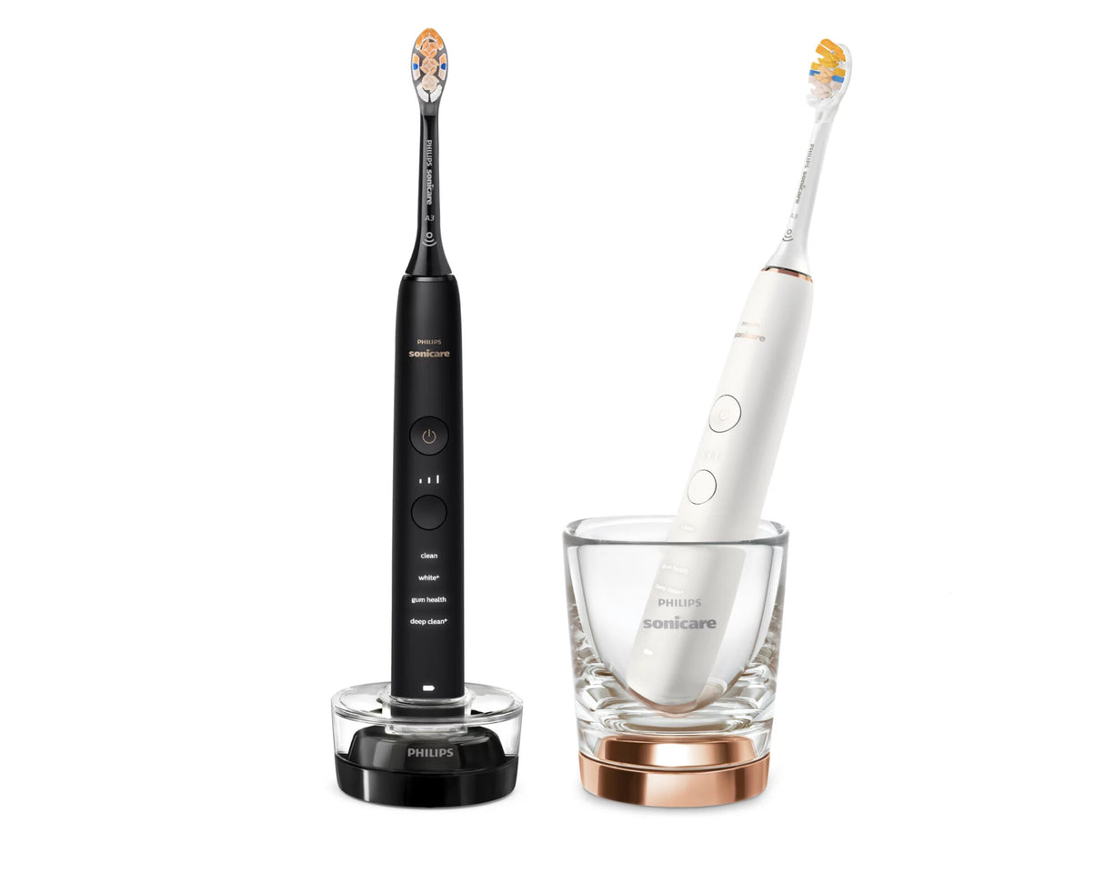 Philips Sonicare DiamondClean HX9914/69 elektrisk tandbørste Voksen Sonisk tandbørste Sort, Guld, Rose