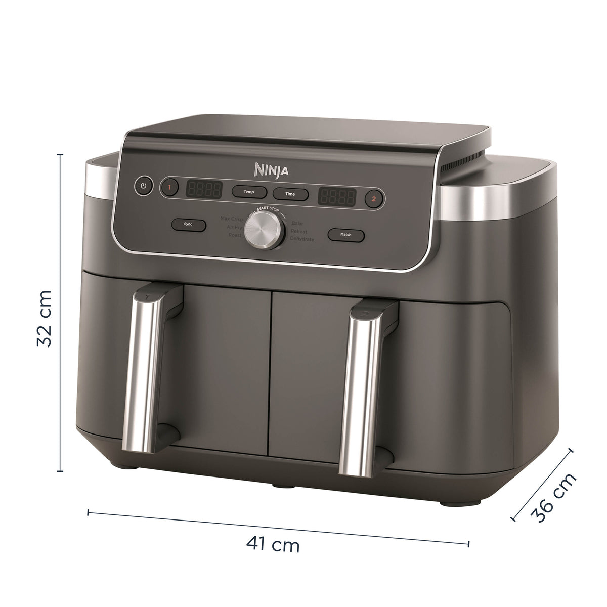 Ninja DualZone XL 9.5L 2-Drawer Air Fryer - DZ901EU