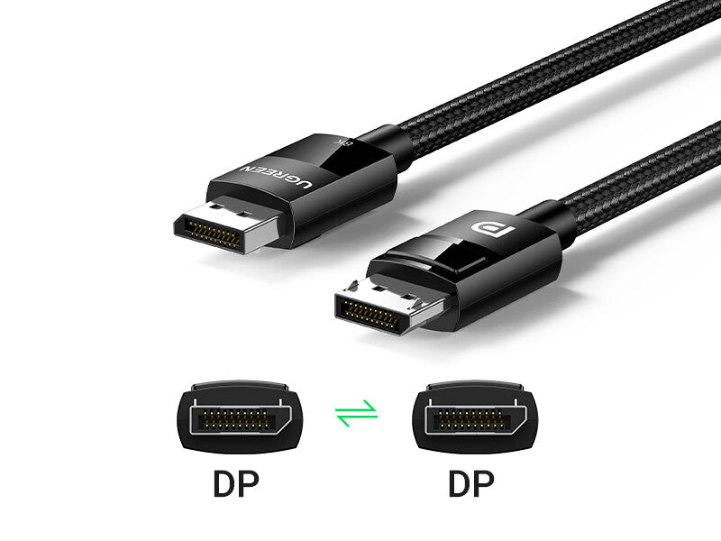 Ugreen 80390 DisplayPort kabel 1 m Sort