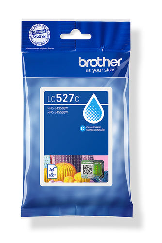 Brother LC527C blækpatron 1 stk Original Blå