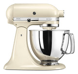 KitchenAid Artisan 5KSM125EAC Køkkenmaskine 4.8liter Cremefarvet