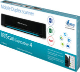 I.R.I.S. IRIScan Executive 4 Skanner med papir-tilførsel 600 x 600 dpi A4 Sort
