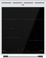 Gorenje GEIT5C60WPG Freestanding cooker Electric Zone induction hob White