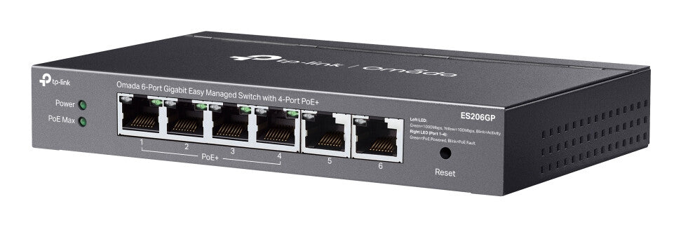 TP-Link Omada 6-porte Gigabit Ethernet PoE+