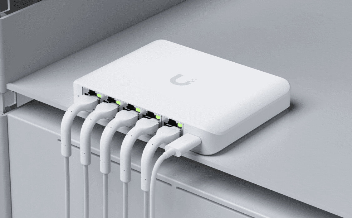 Ubiquiti UniFi Flex Mini 2.5G Administreret 2.5G Ethernet (100/1000/2500) Strøm over Ethernet (PoE) Desktop Hvid