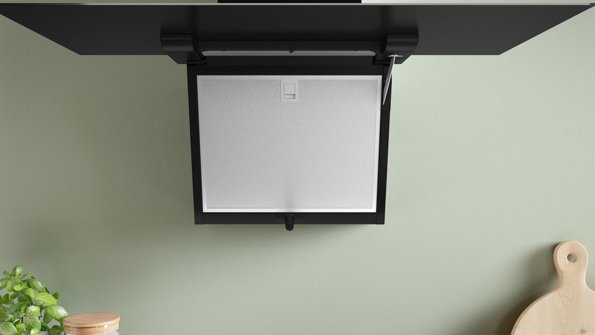 Bosch DWK67FN60 emhætte Vægmonteret Sort 768 m³/t