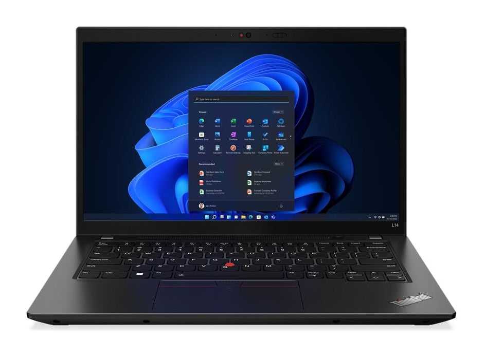 T1A Lenovo ThinkPad L14 Gen 3 Refurbished Intel® Core™ i5 i5-1245U Laptop 35,6 cm (14") Fuld HD 16 GB DDR4-SDRAM 256 GB SSD Windows 11 Pro Sort