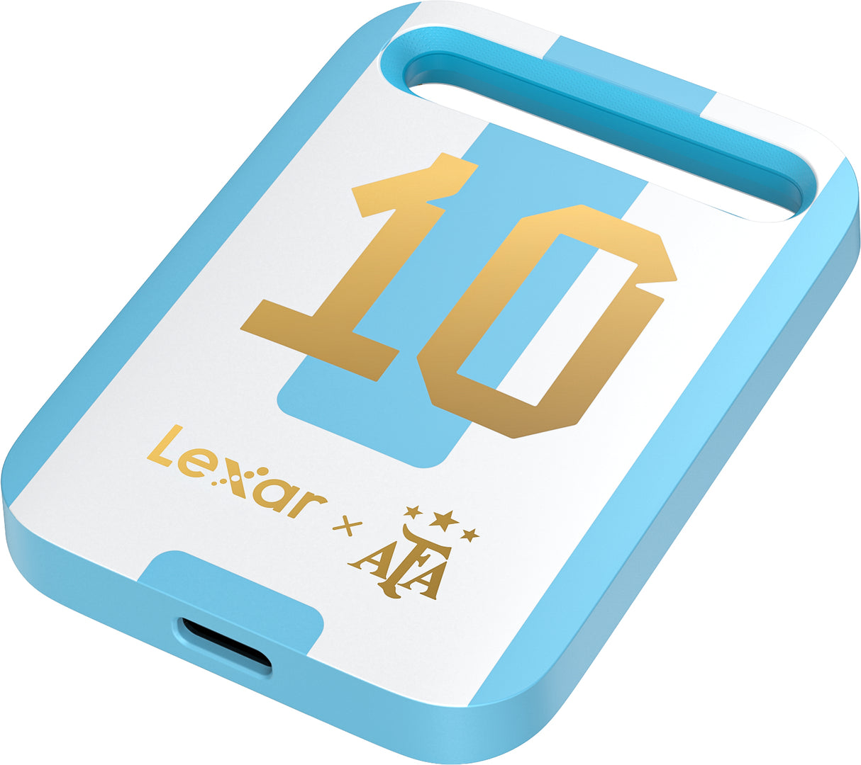 Lexar SL260 512 GB USB Type-C 3.2 Gen 1 (3.1 Gen 1) Hvid, Blå